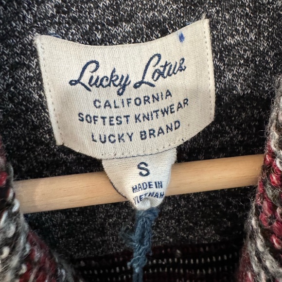 Lucky Brand - Lotus Collection Open Front Marled Knit
Waterfall Cardigan Small - Picture 6 of 7